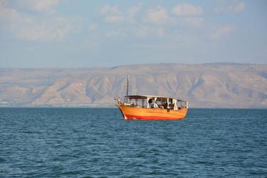 Méditation sur le Lac de Galilée (appontement 5 minutes de l'Oasis)